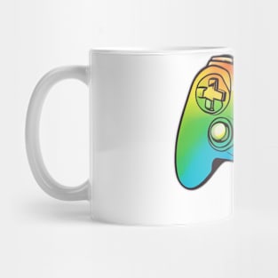 Vibrant Gamer's Paradise: Colorful Game Controller Design No. 546 Mug